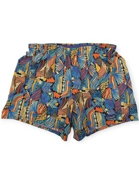 Patagonia Baggies 4.5" Shorts Women's Size Small Joy Pitch Blue Multicolor